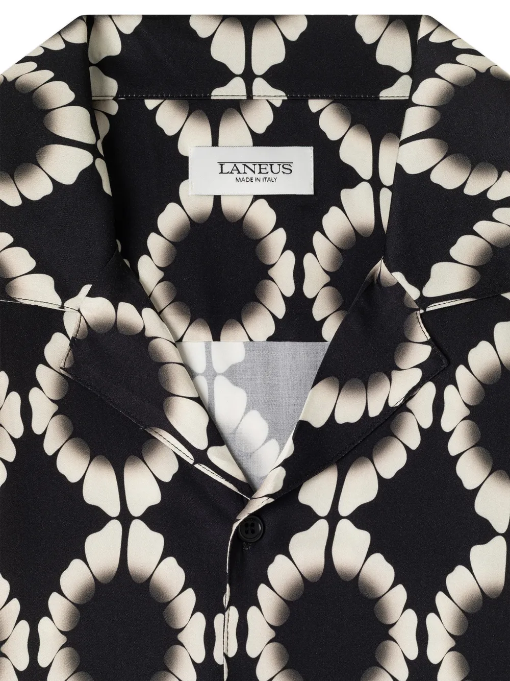  Laneus Patterned Shirt - Black 