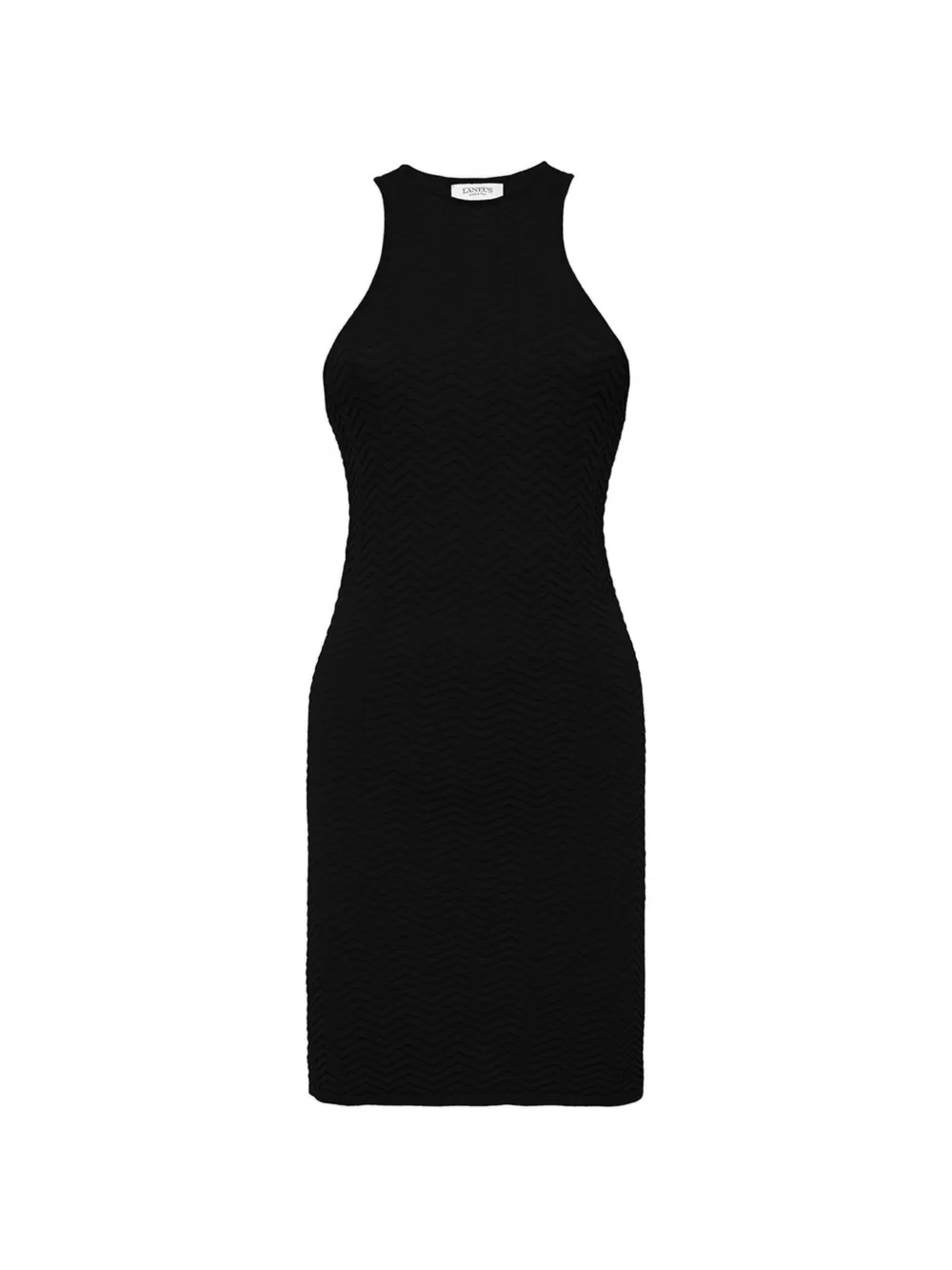 Laneus sleeveless knitted dress - Nero