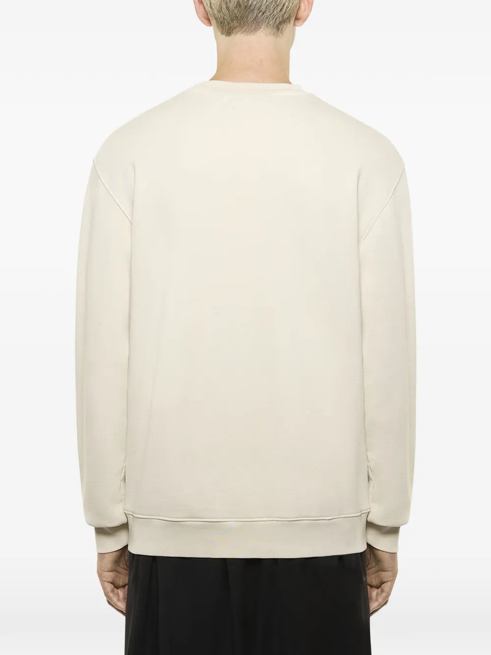  Laneus Stitching-detail Sweatshirt - Neutrals 