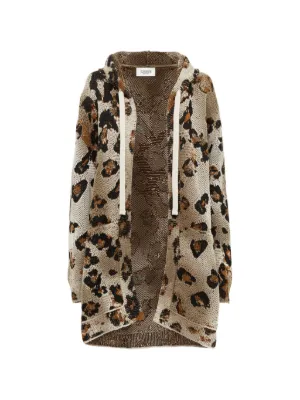 Laneus Leopard Distressed Cardigan | Brown | FARFETCH HK Laneus Leopard Distressed Cardigan | Brown | FARFETCH HK