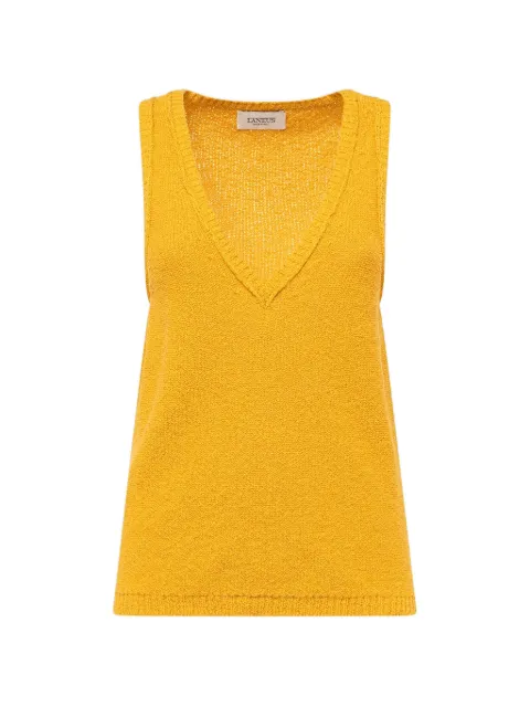Laneus V-neck knitted sleeveless