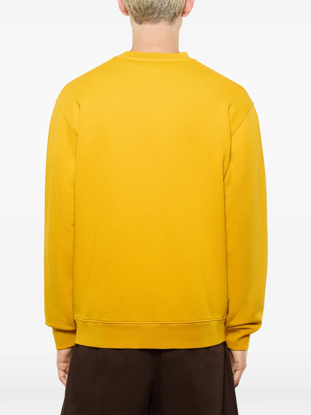  Laneus Crew-neck Sweatshirt - Yellow 