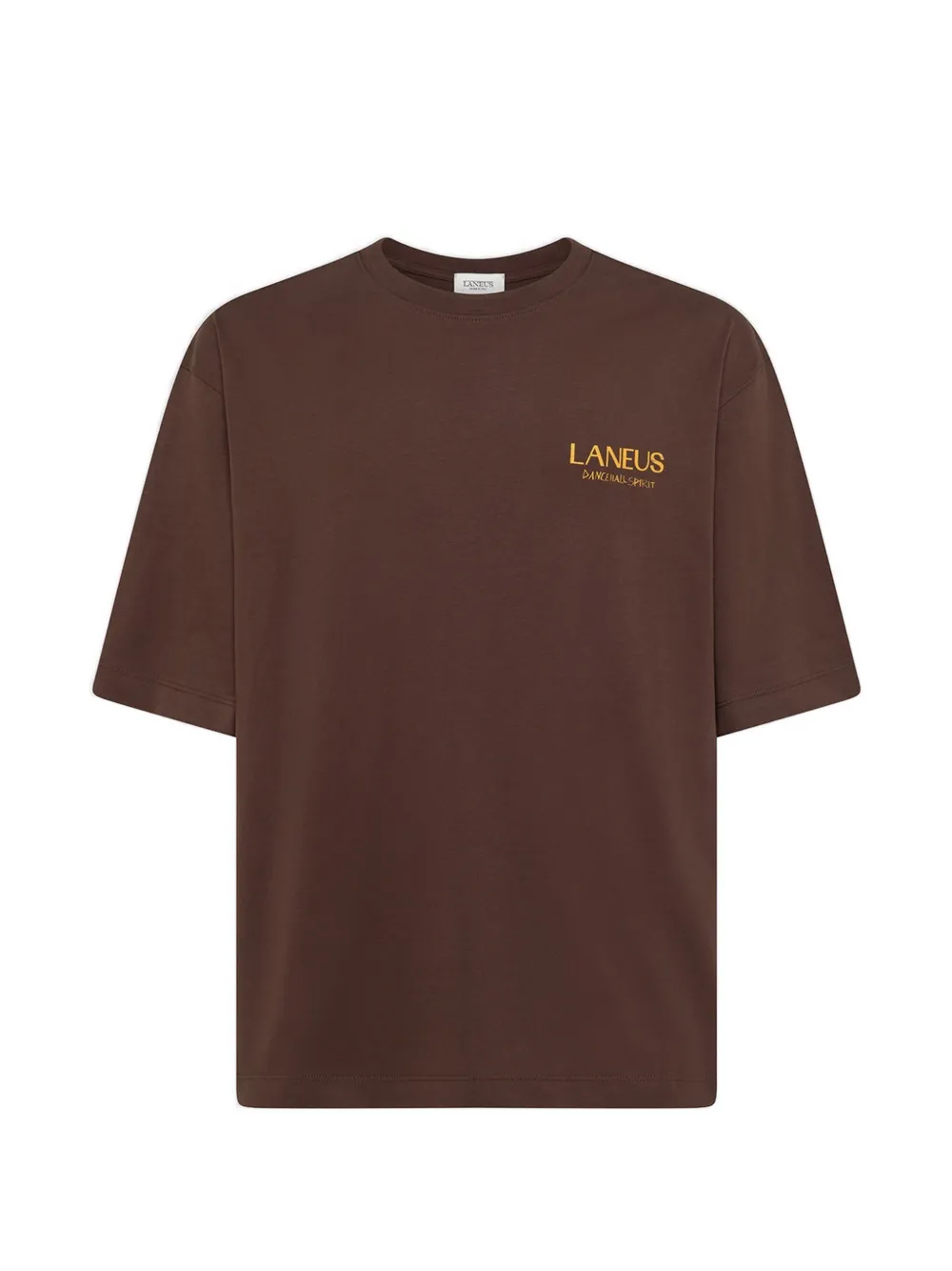 Laneus graphic-print T-shirt - Marrone