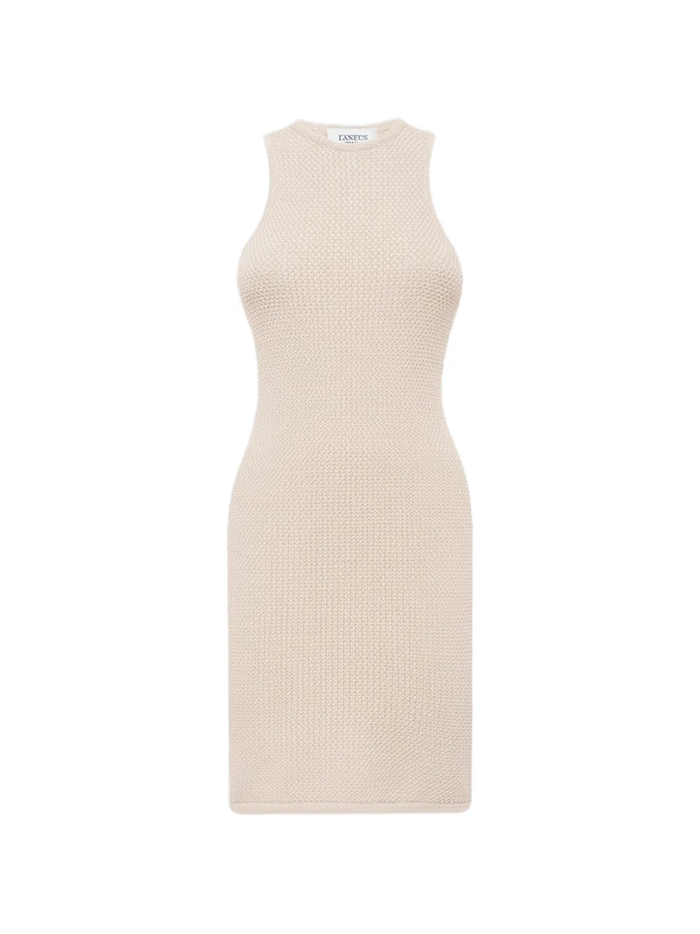 Laneus sleeveless knitted dress - Toni neutri