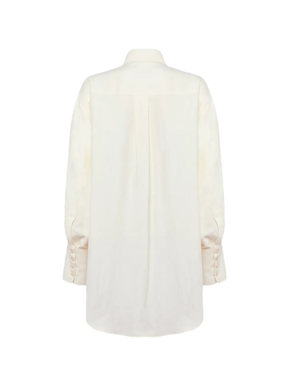 Laneus Blouse met franje en zak Beige