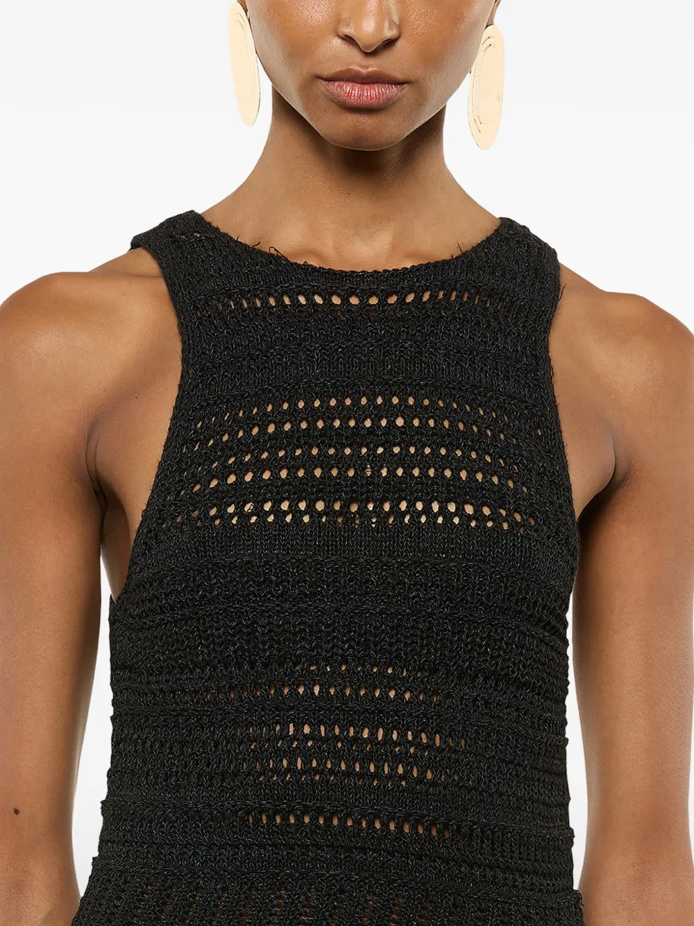 Fringed Knitted Top
