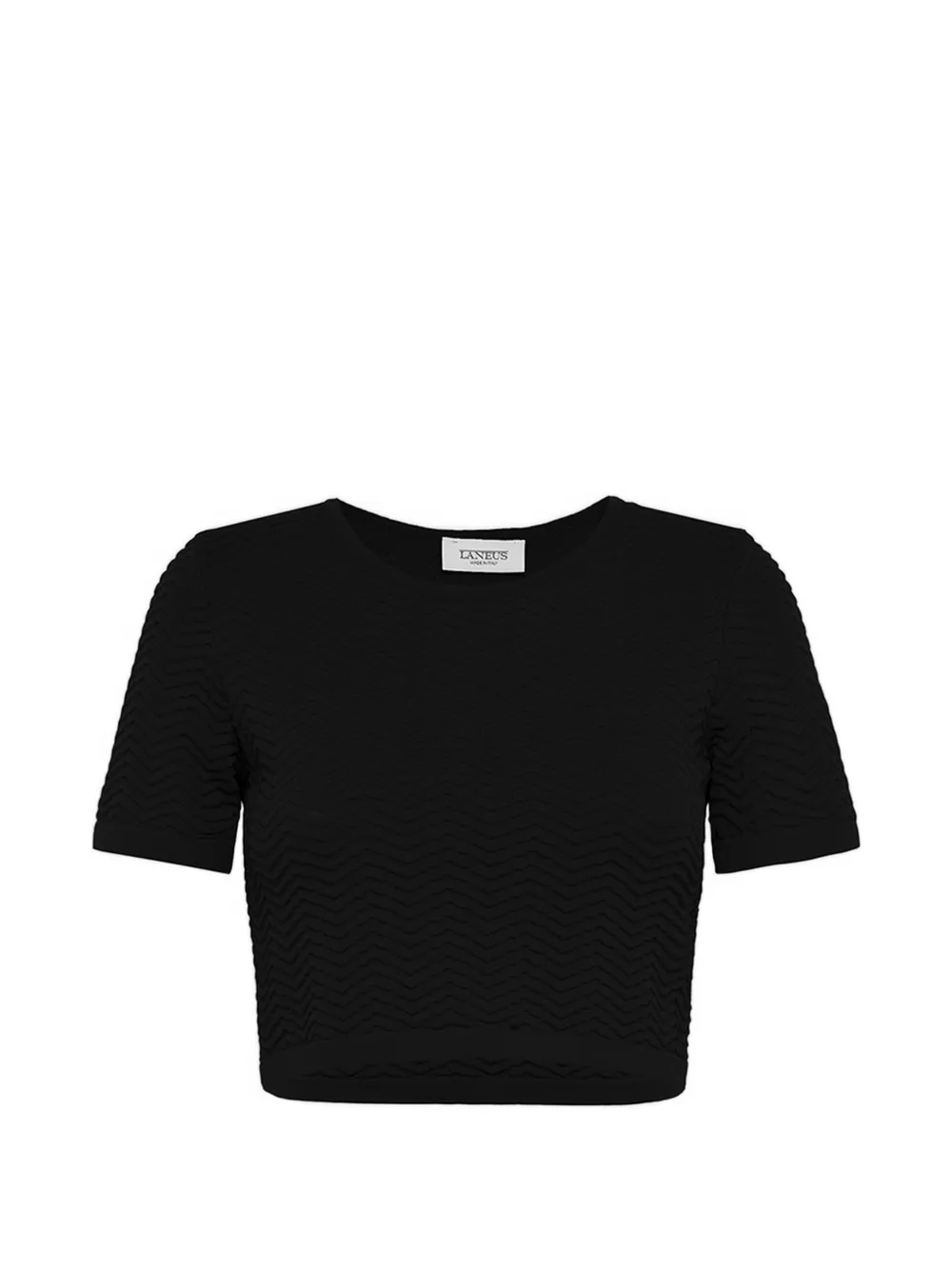 Laneus cropped T-shirt - Nero