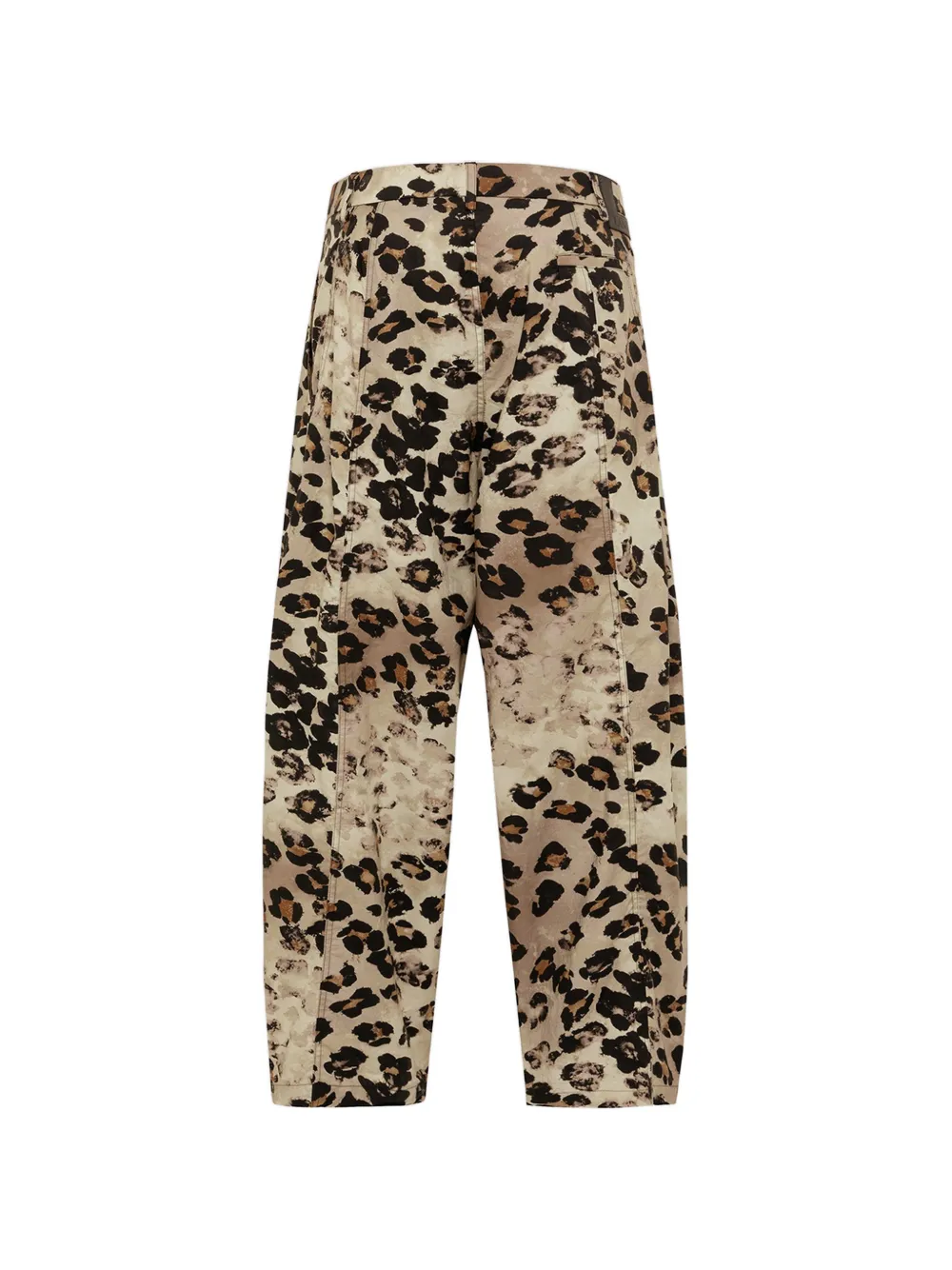Laneus Broek met luipaardprint Beige