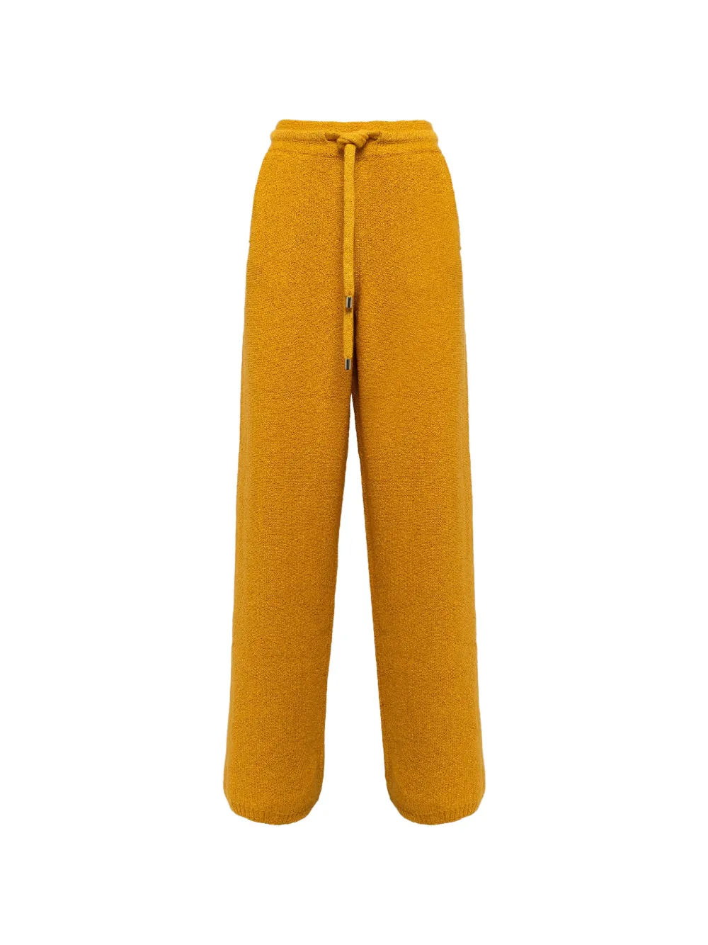 Laneus Knitted Track Pants In Yellow