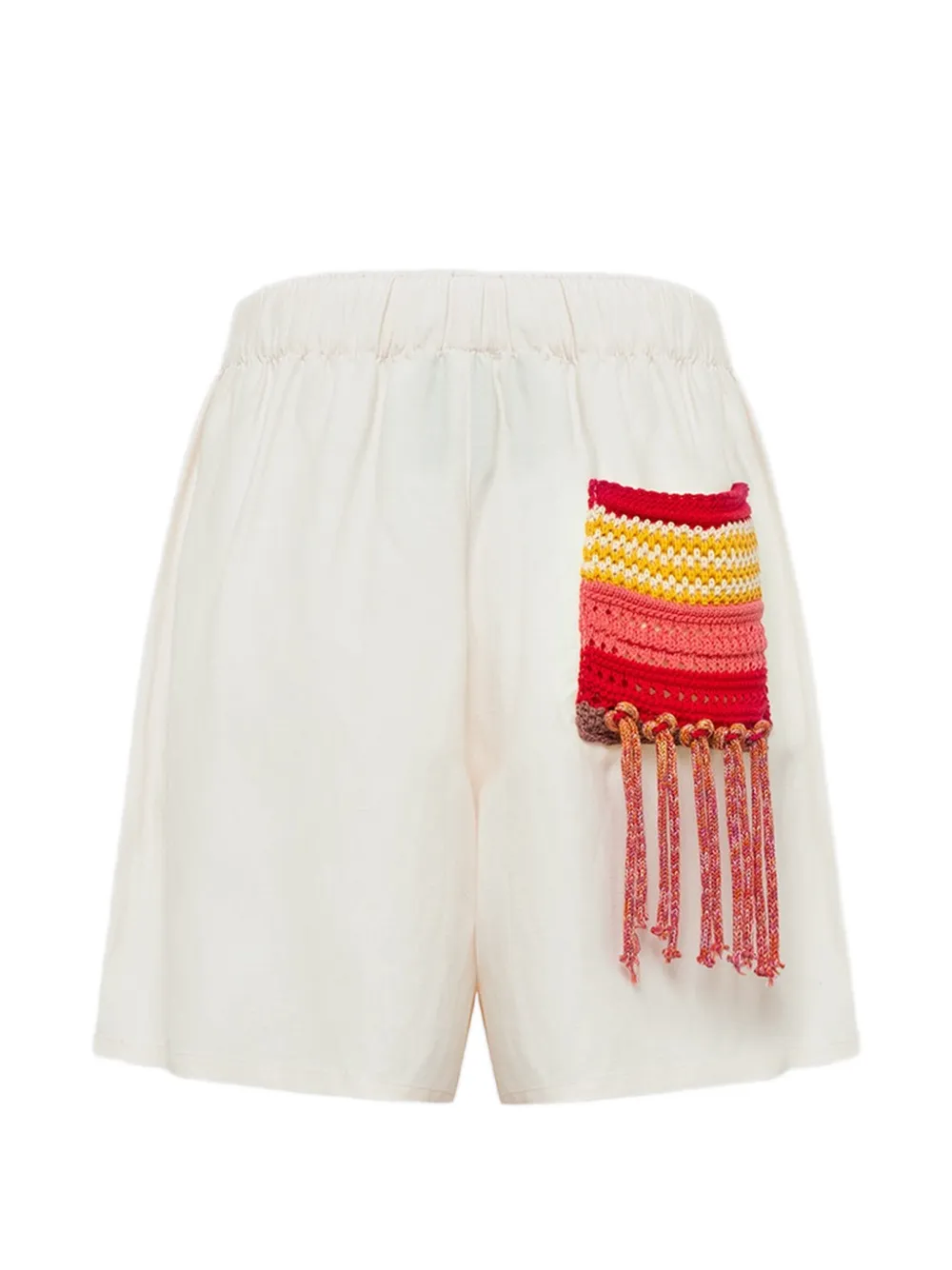 Laneus Shorts met gehaakte zak Beige