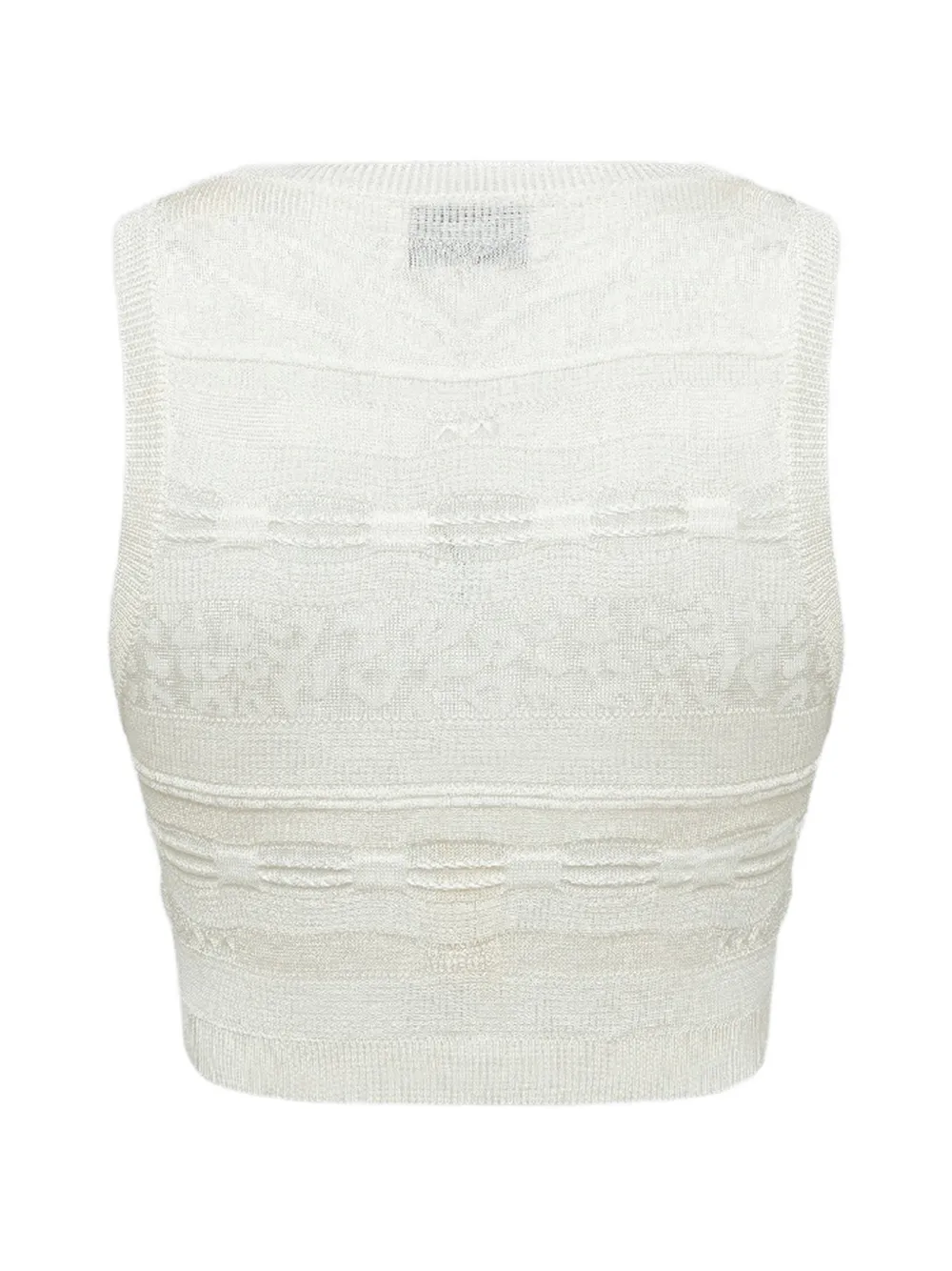 Laneus Cropped top Beige