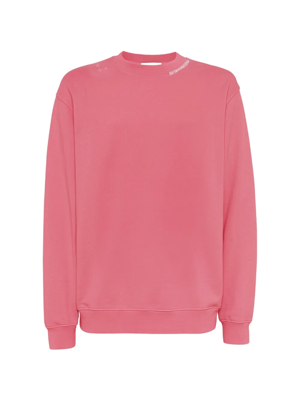 Laneus crew-neck fleece sweatshirt - Rosa
