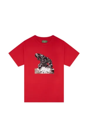 Mastermind World スカルプリント Tシャツ | レッド | FARFETCH JP