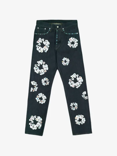Denim Tears x Levi's 501 wreath jeans