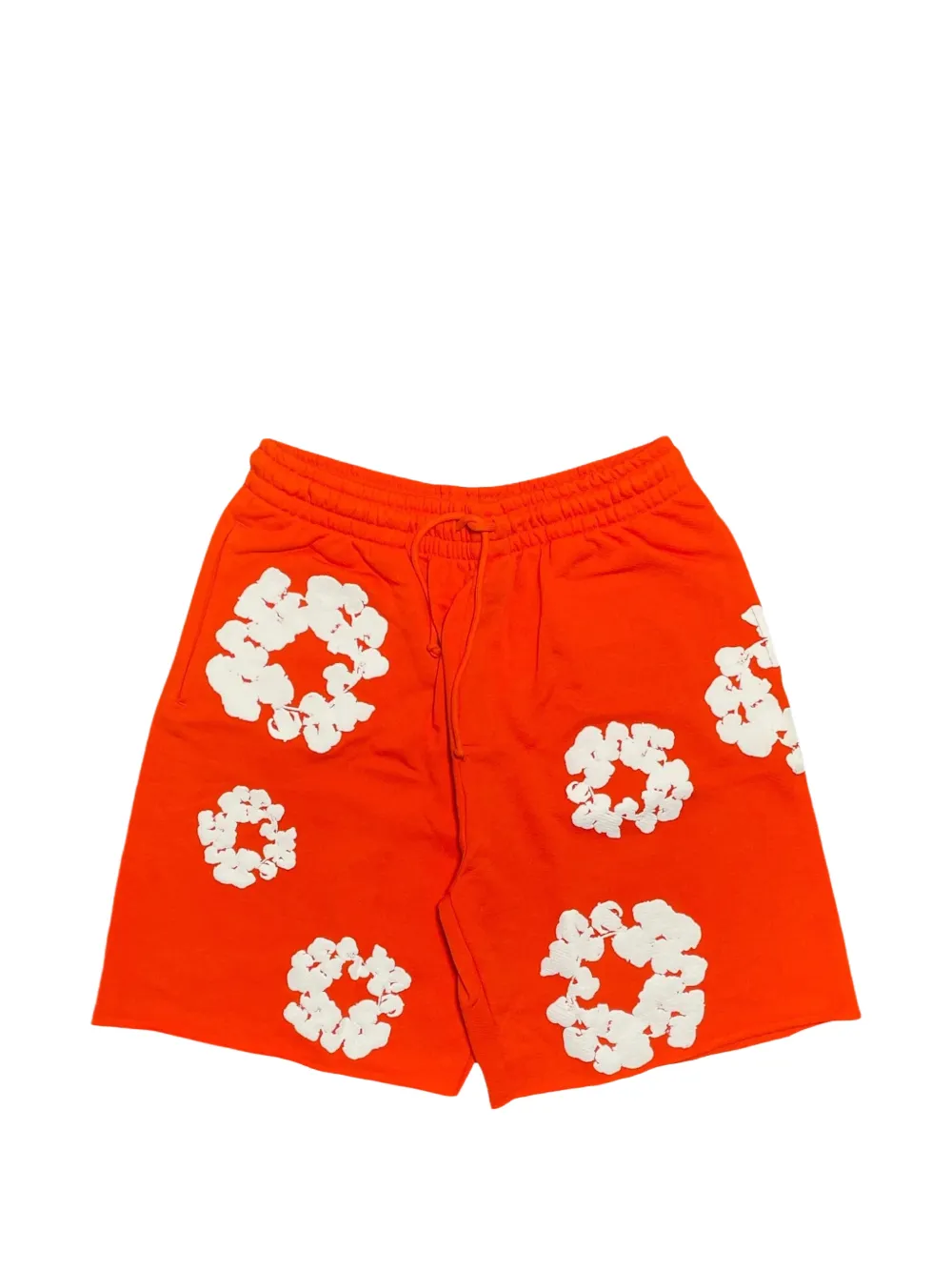 Denim Tears wreath sweat track shorts - Arancione