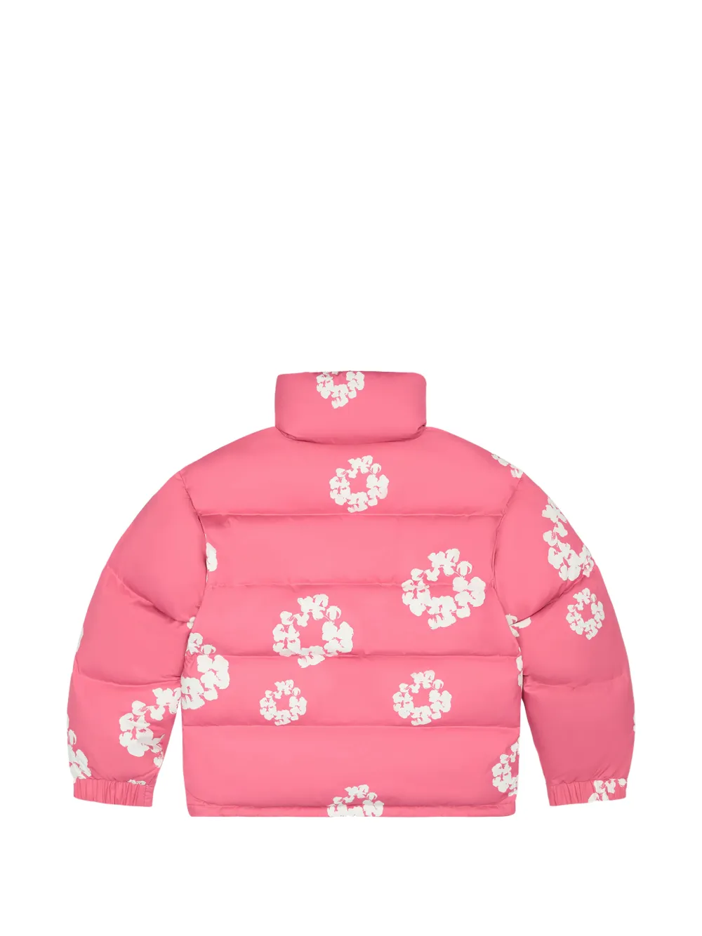 Denim Tears Wreath donsjack Roze
