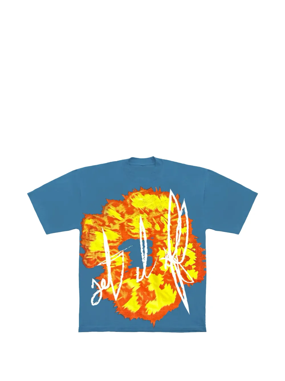Denim Tears x Offset Set It Off #1 graphic T-shirt - Blu