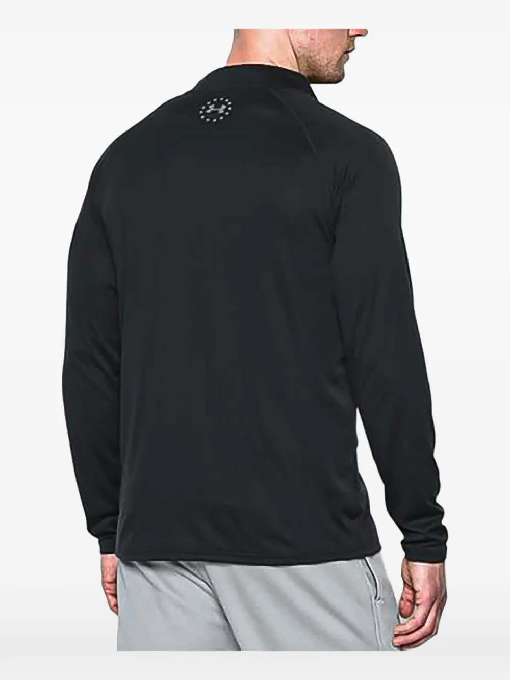 Under Armour WWP Tech T-shirt met kwartrits en lange mouwen Zwart