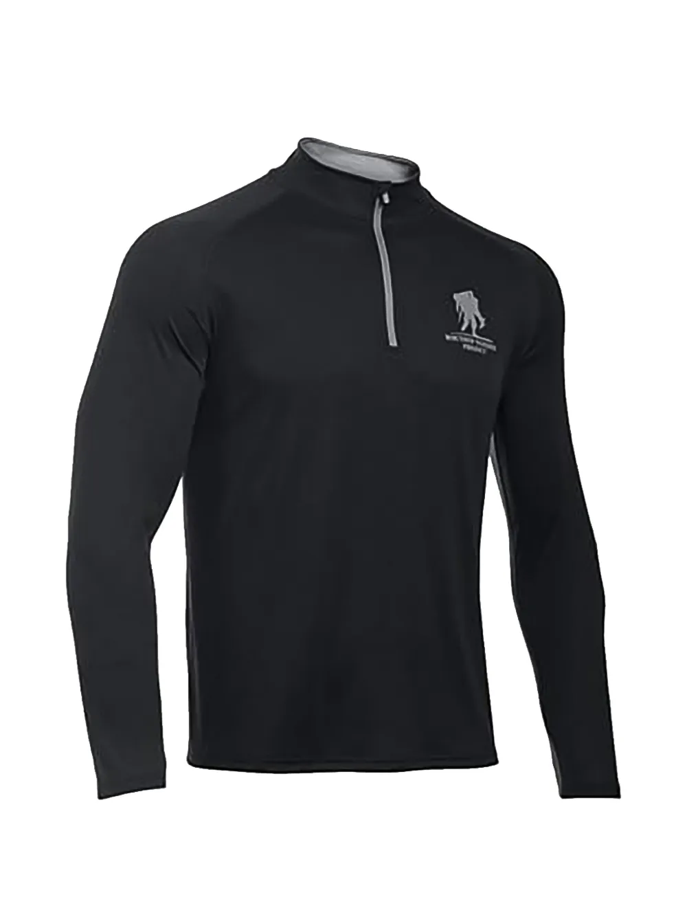 Under Armour WWP Tech T-shirt met kwartrits en lange mouwen Zwart