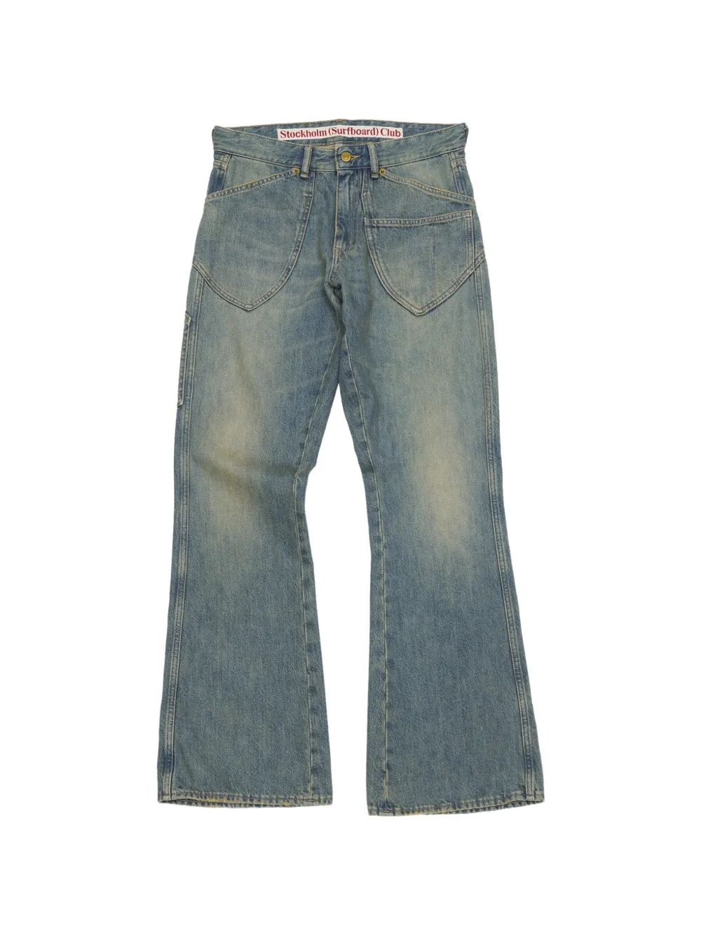 Stockholm Surfboard Club front pocket hawk jeans - Blu