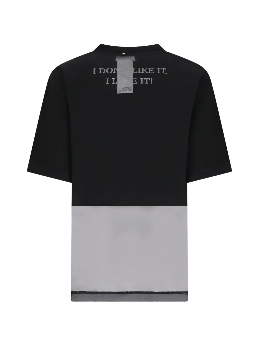 Sportmax Dottelia T-shirt met colourblocking Zwart