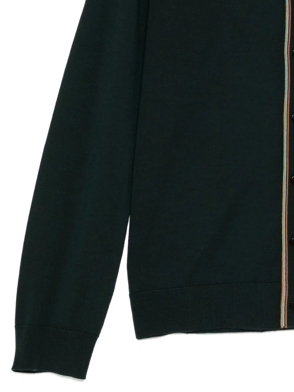  Paul Smith Striped Cardigan - Green 