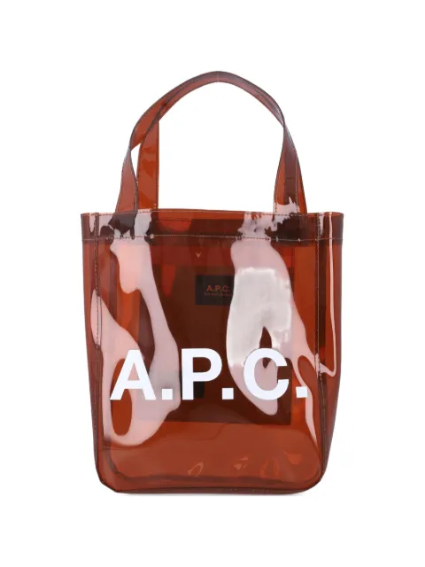 A.P.C. bolso shopper Lou con logo