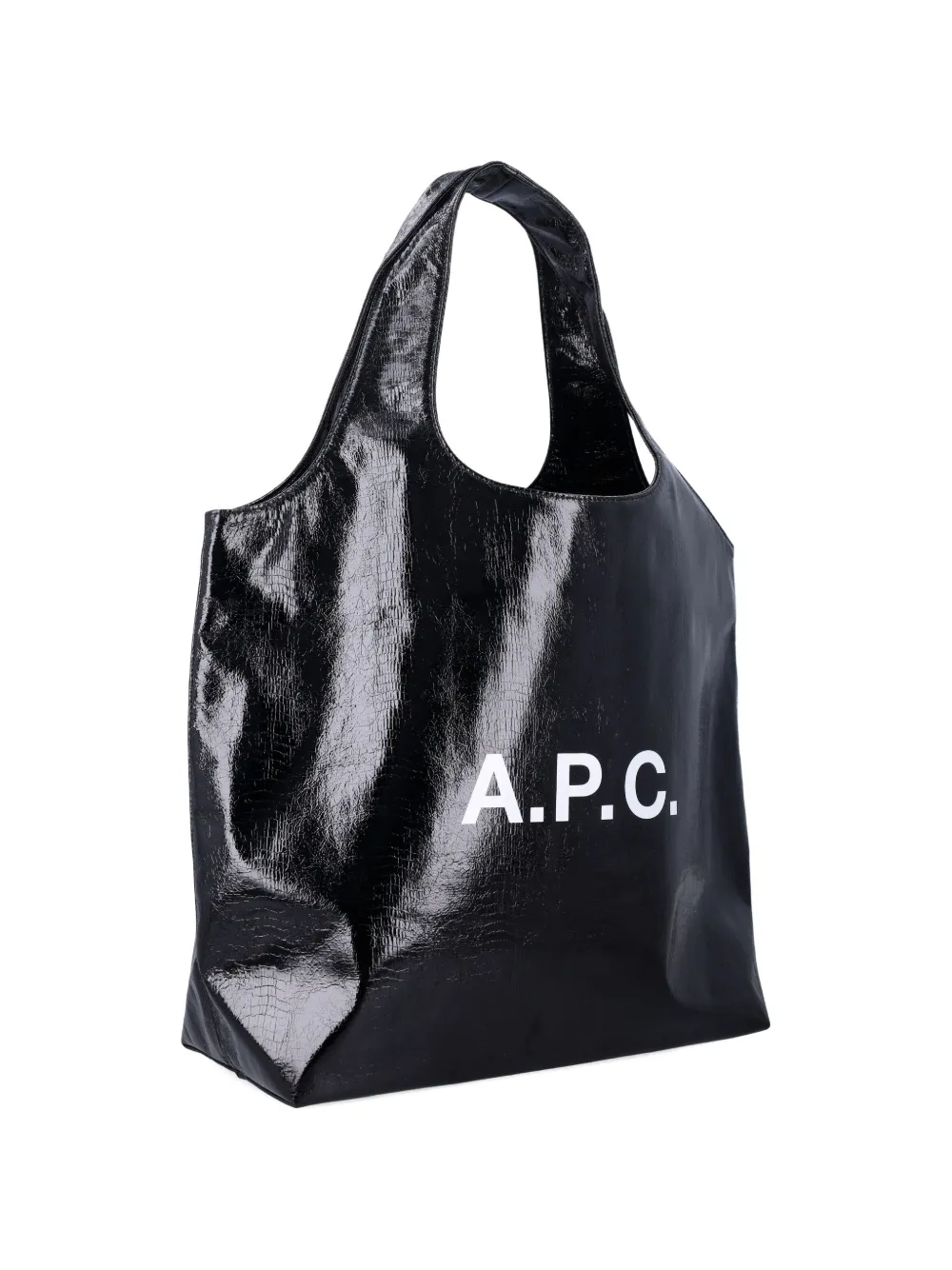 A.P.C. Ninon shopper met logoprint Zwart