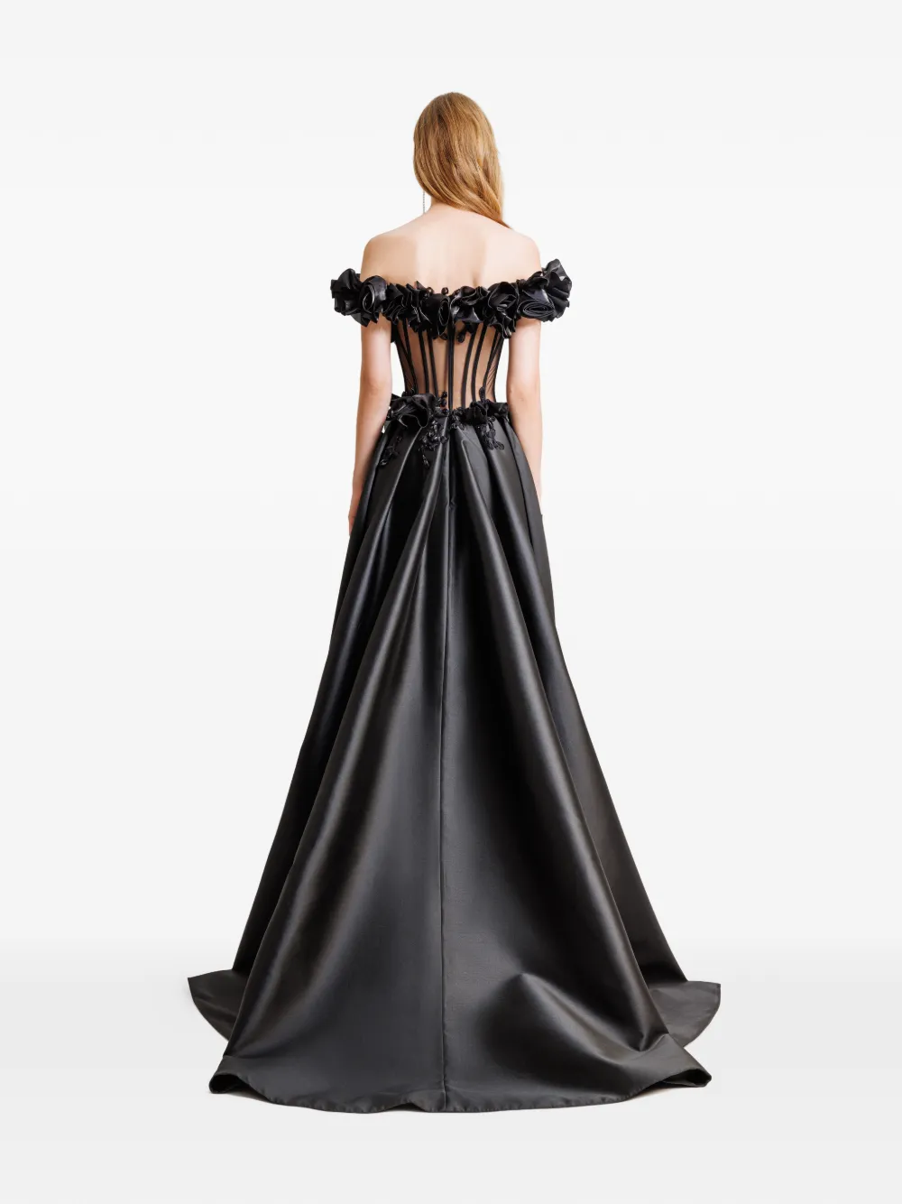 Gemy Maalouf Off-shoulder jurk Zwart