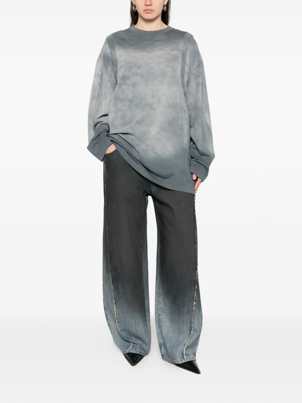  Feng Chen Wang Long-sleeve T-shirt - Grey 