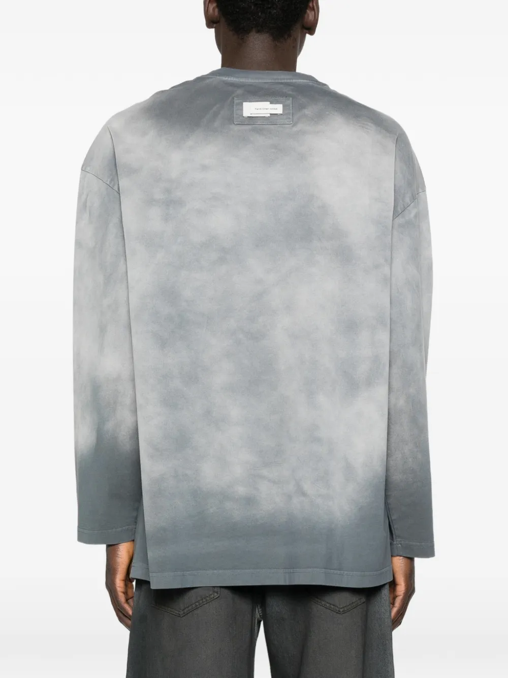 Feng Chen Wang T-shirt met lange mouwen Grijs