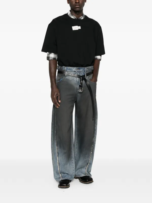 Feng Chen Wang グラデーション ジーンズ | ブルー | FARFETCH JP