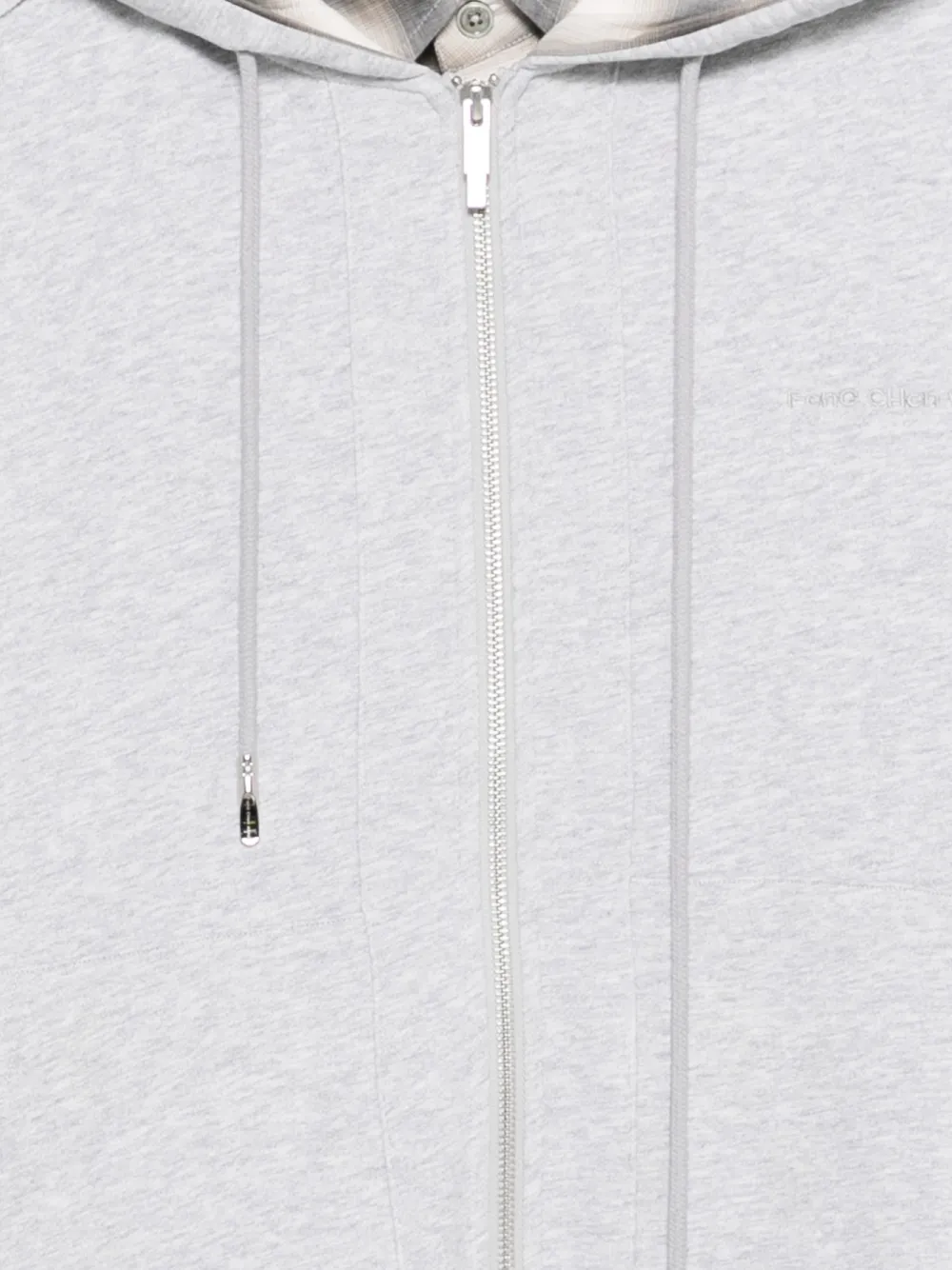 Feng Chen Wang Hoodie met rits Grijs