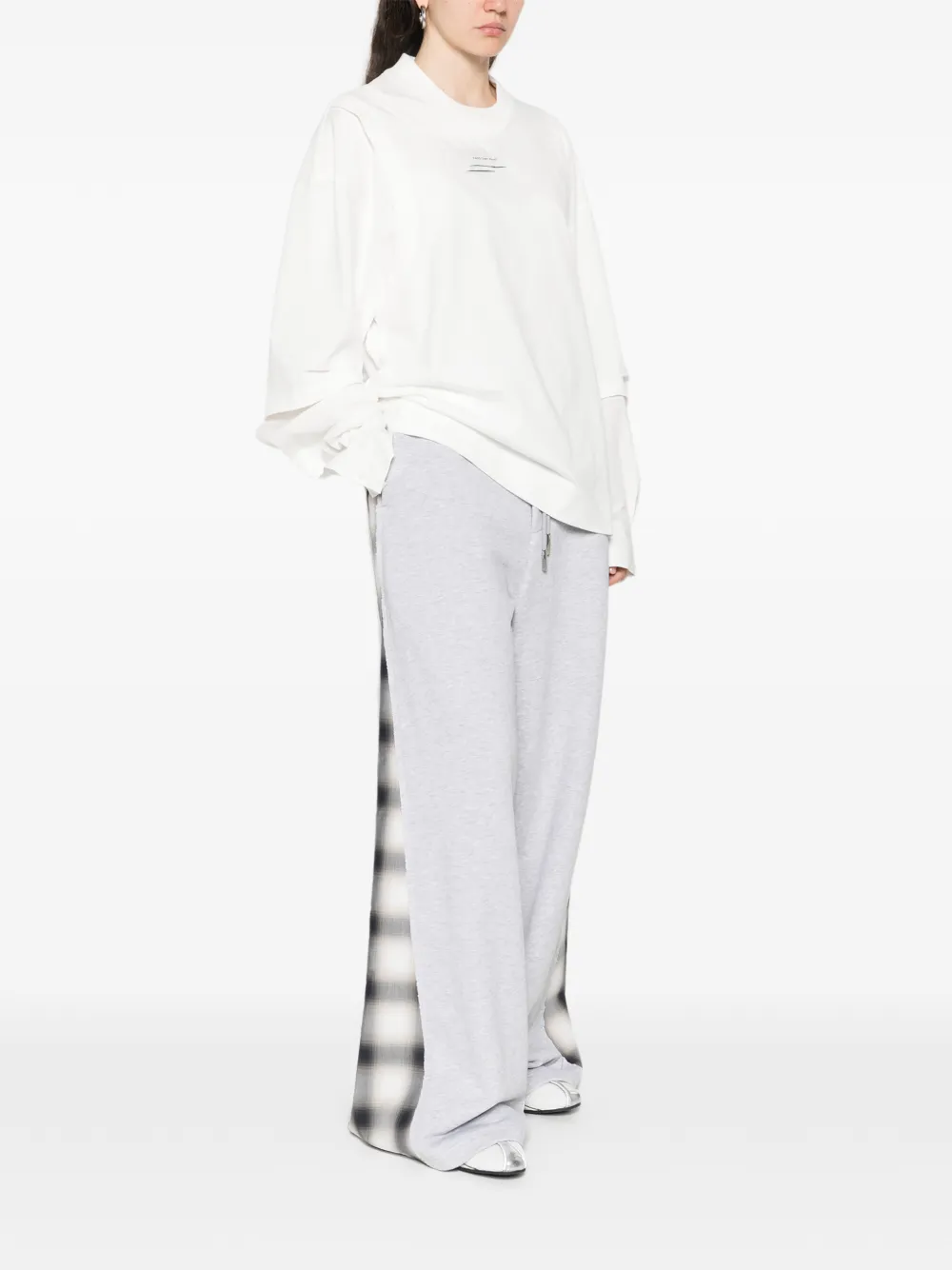  Feng Chen Wang Layered-design T-shirt - White 