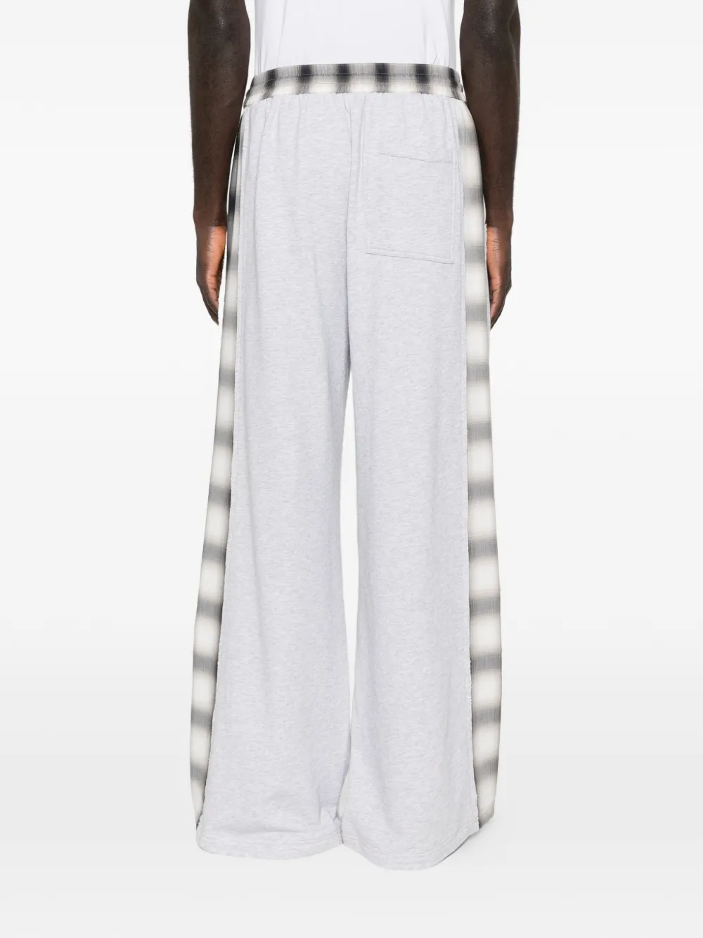 Feng Chen Wang Trainingsbroek met zijdetail Grijs