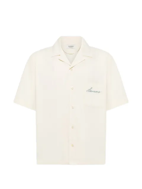 Laneus chest-pocket shirt