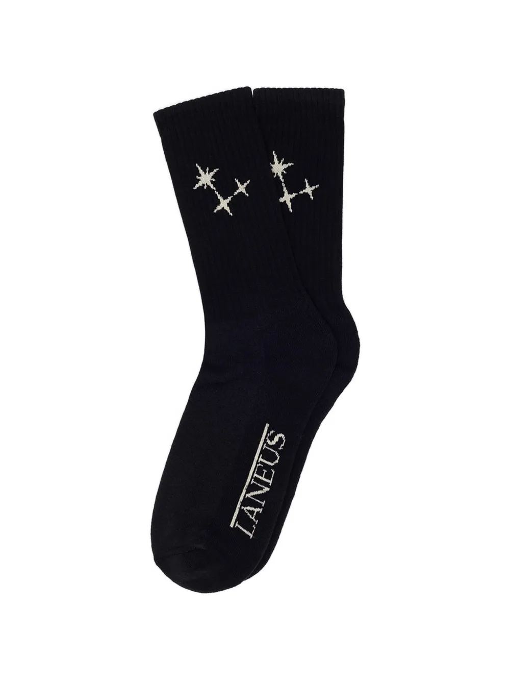 Laneus star-embellishment socks - Nero