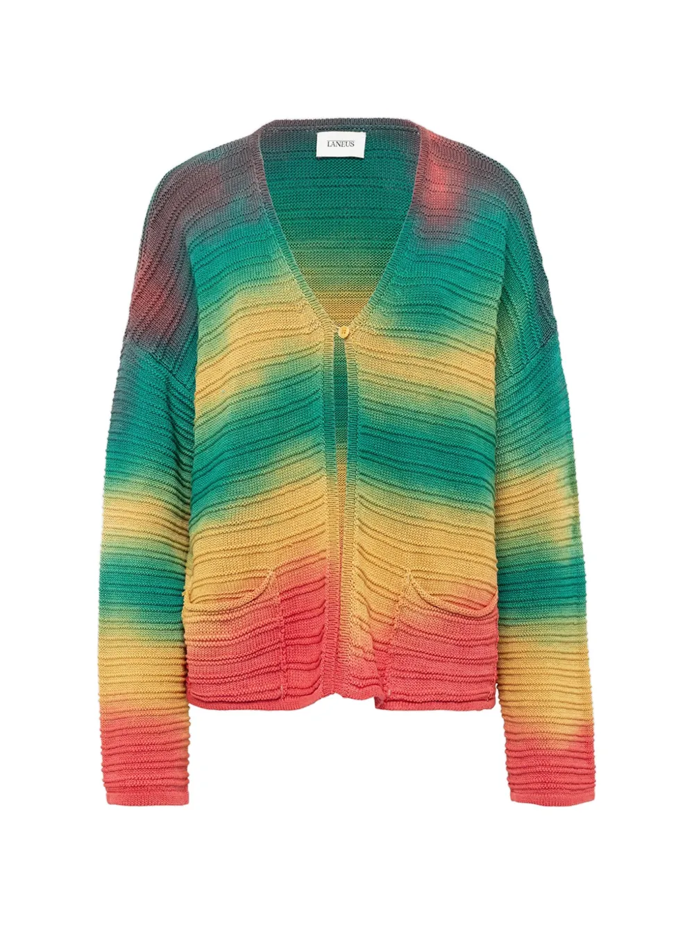 Laneus Cardigan con tasche - Verde