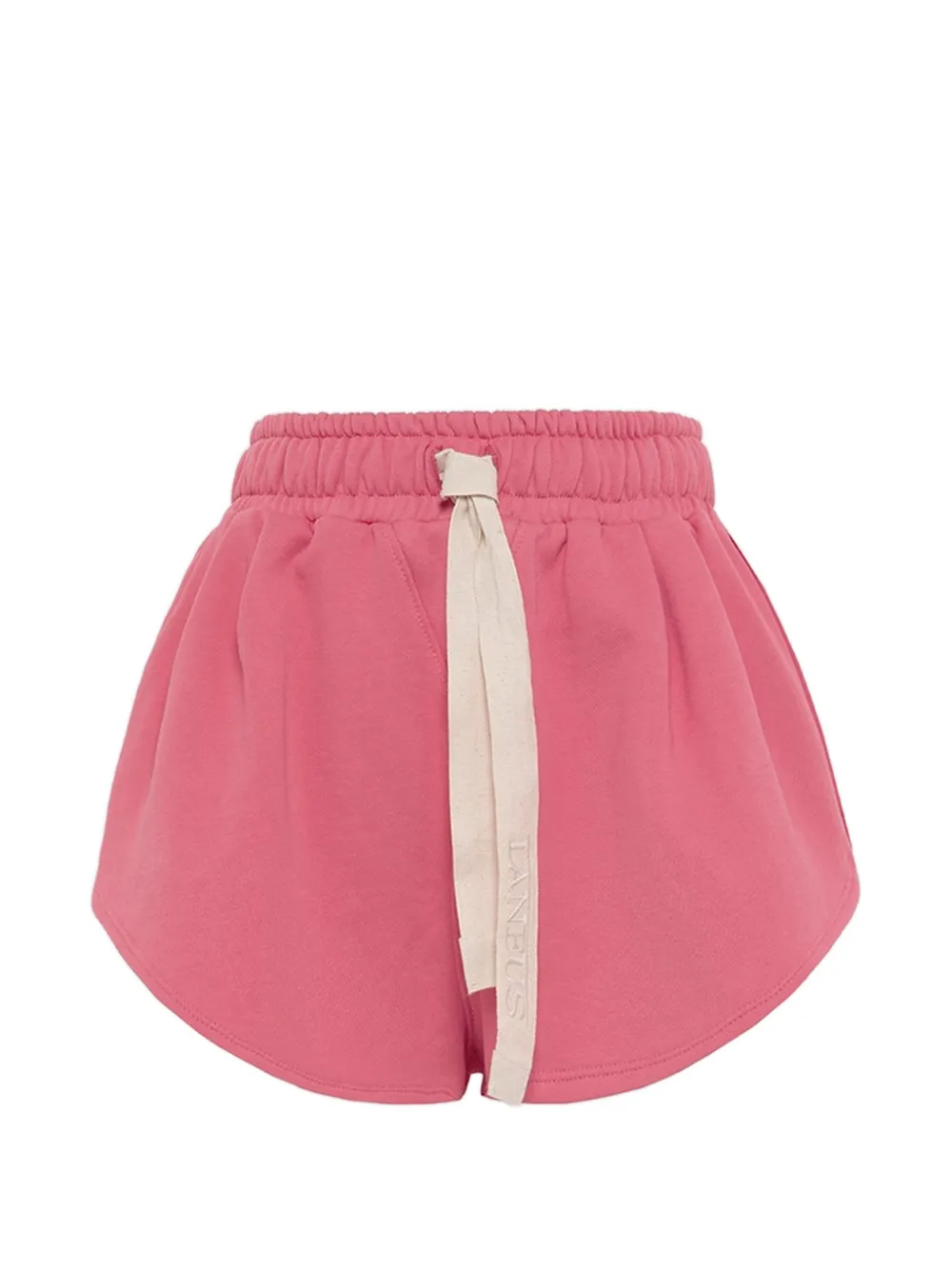 Laneus drawstring-fastening track shorts - Rosa