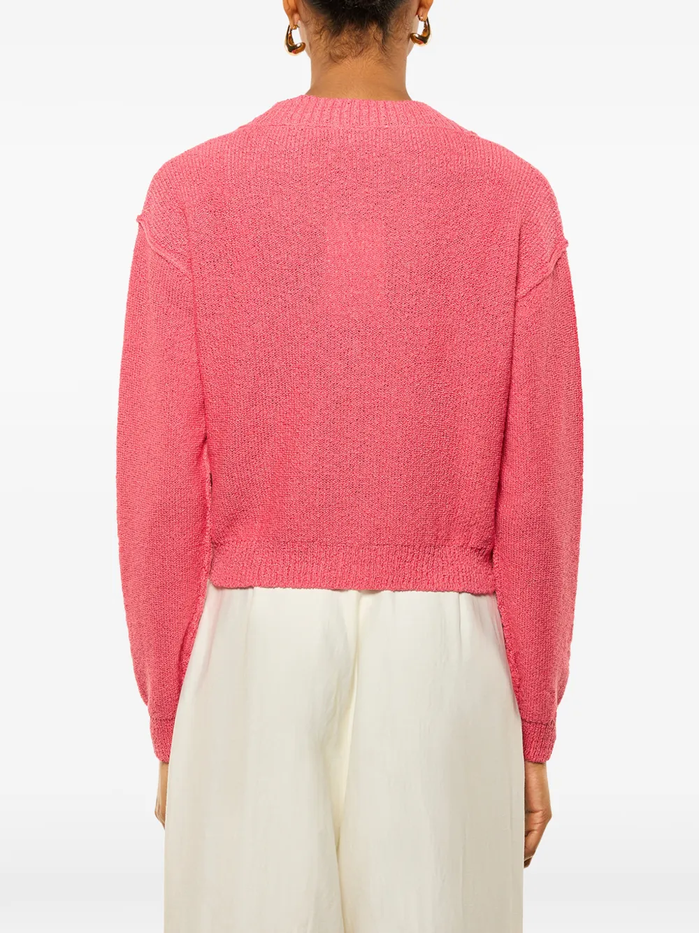 Laneus Vest met V-hals Roze