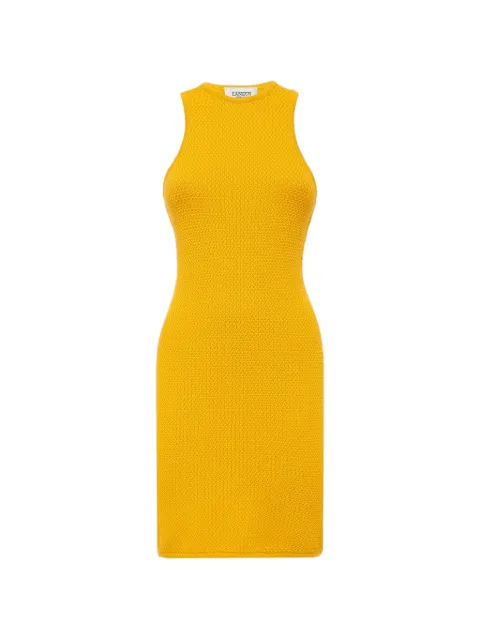 Laneus sleeveless knitted dress