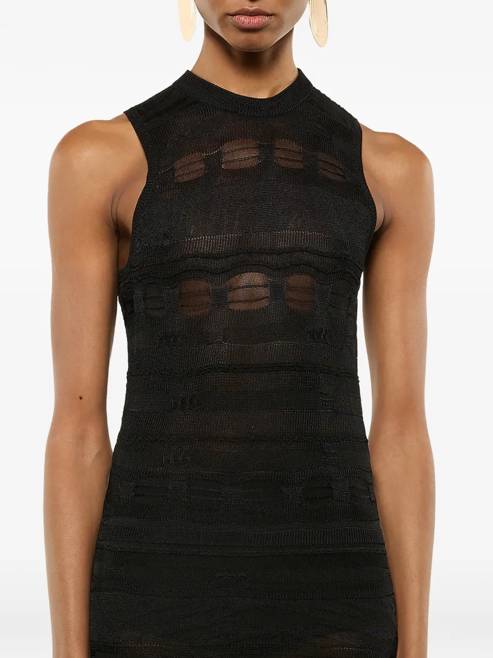 Open-Back Knit Dress