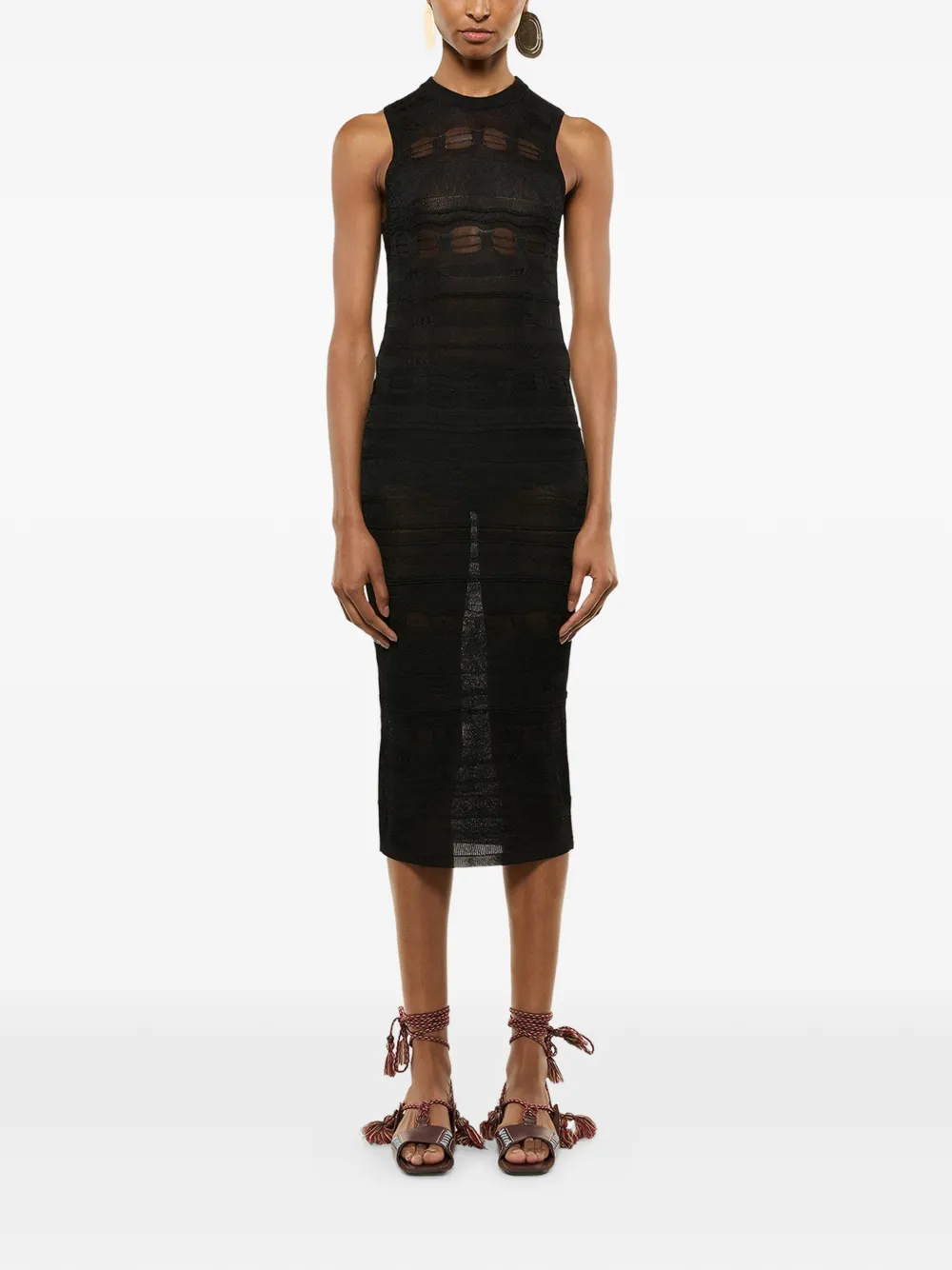 Open-Back Knit Dress