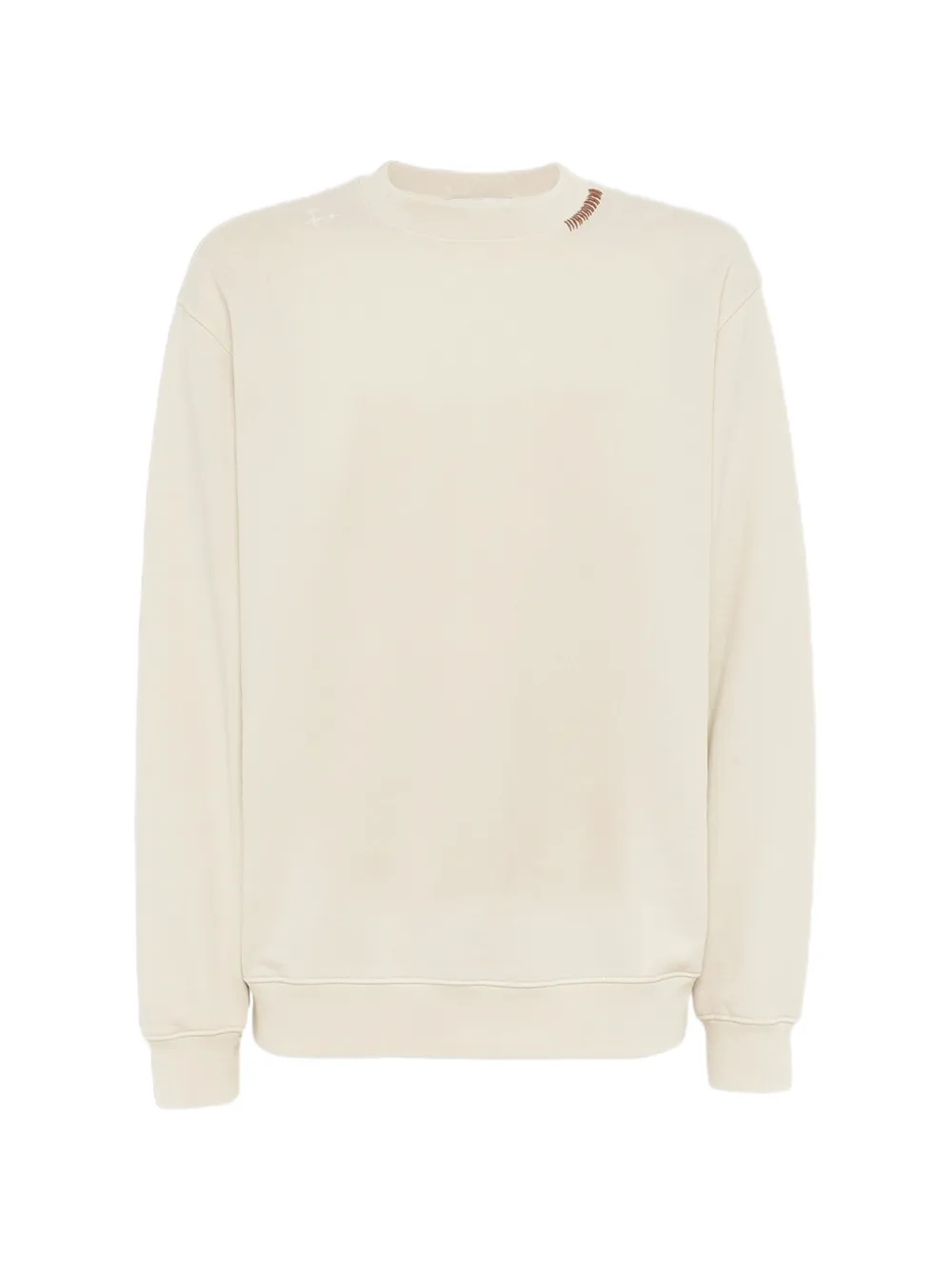 Laneus crew-neck stitched sweatshirt - Toni neutri