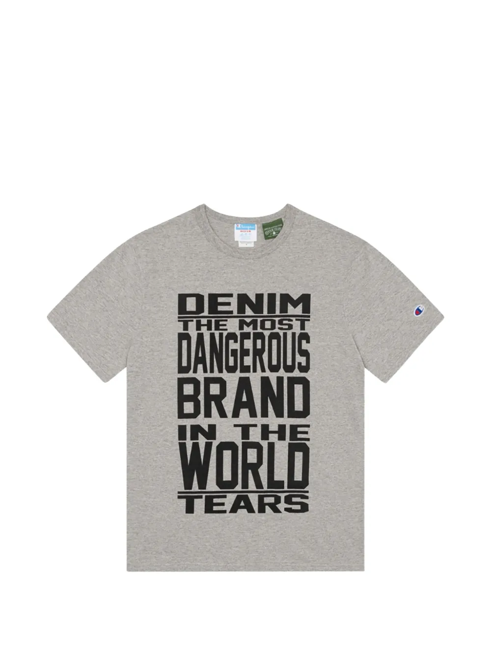 Denim Tears mission statement T-shirt - Grigio