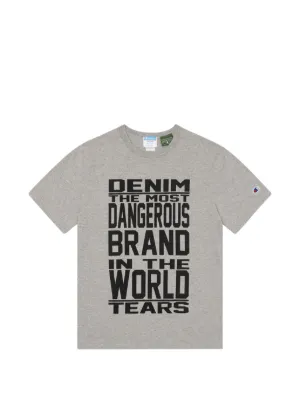 Denim Tears Wreath ラインストーン サーマル Tシャツ | グレー 