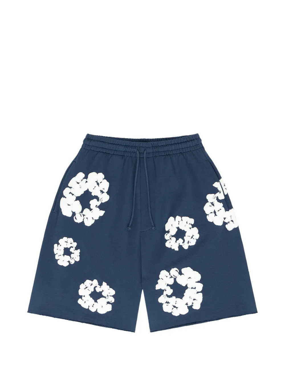 Denim Tears wreath shorts - Blu