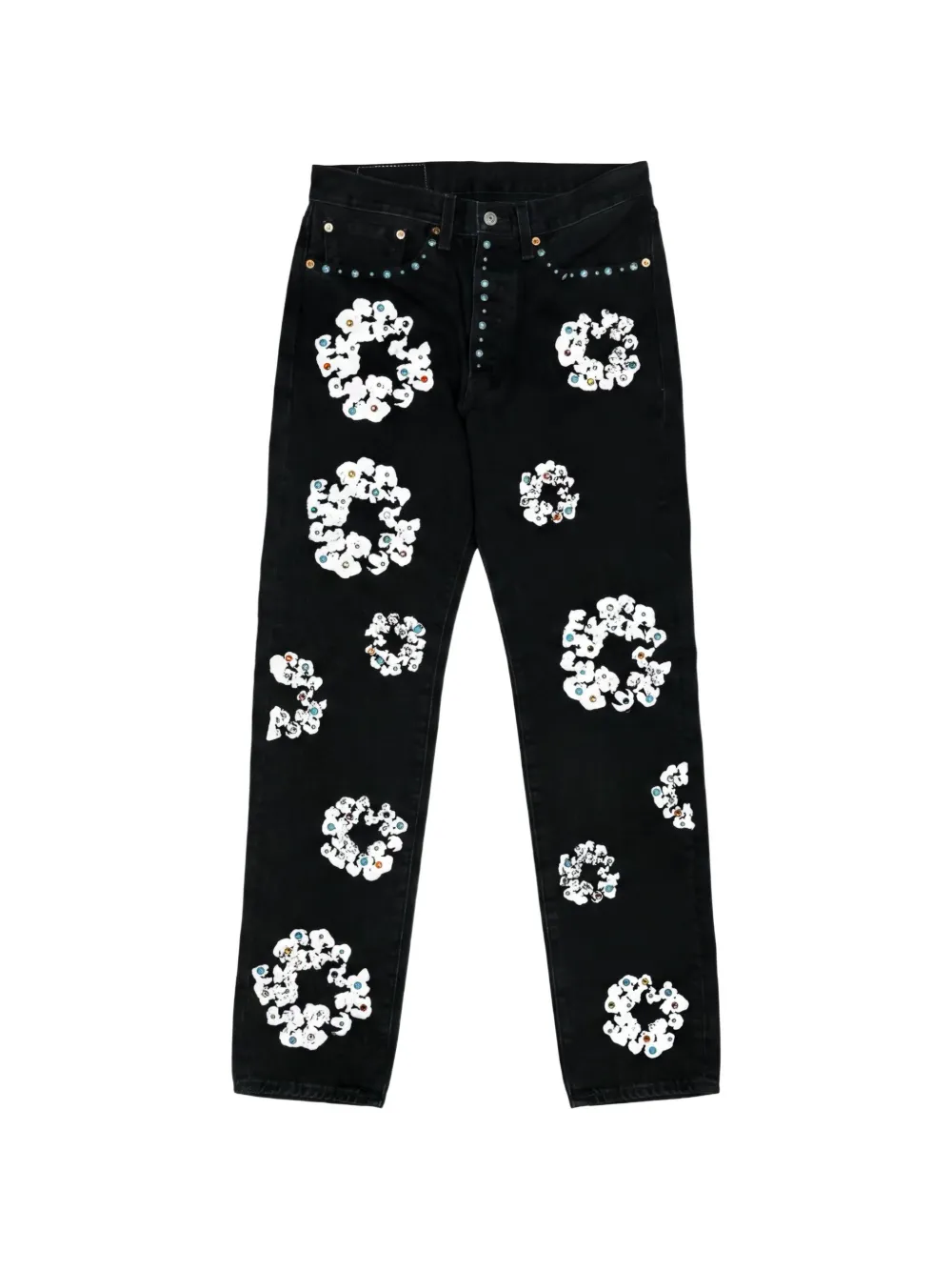 Denim Tears x Levi's Jeans 501 con strass - Nero