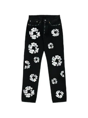 Denim Tears x Stussy x Our Legacy ストレートジーンズ | ブラック