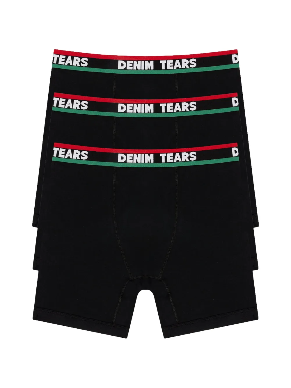 Denim Tears logo-detail boxers (set of three) - Nero